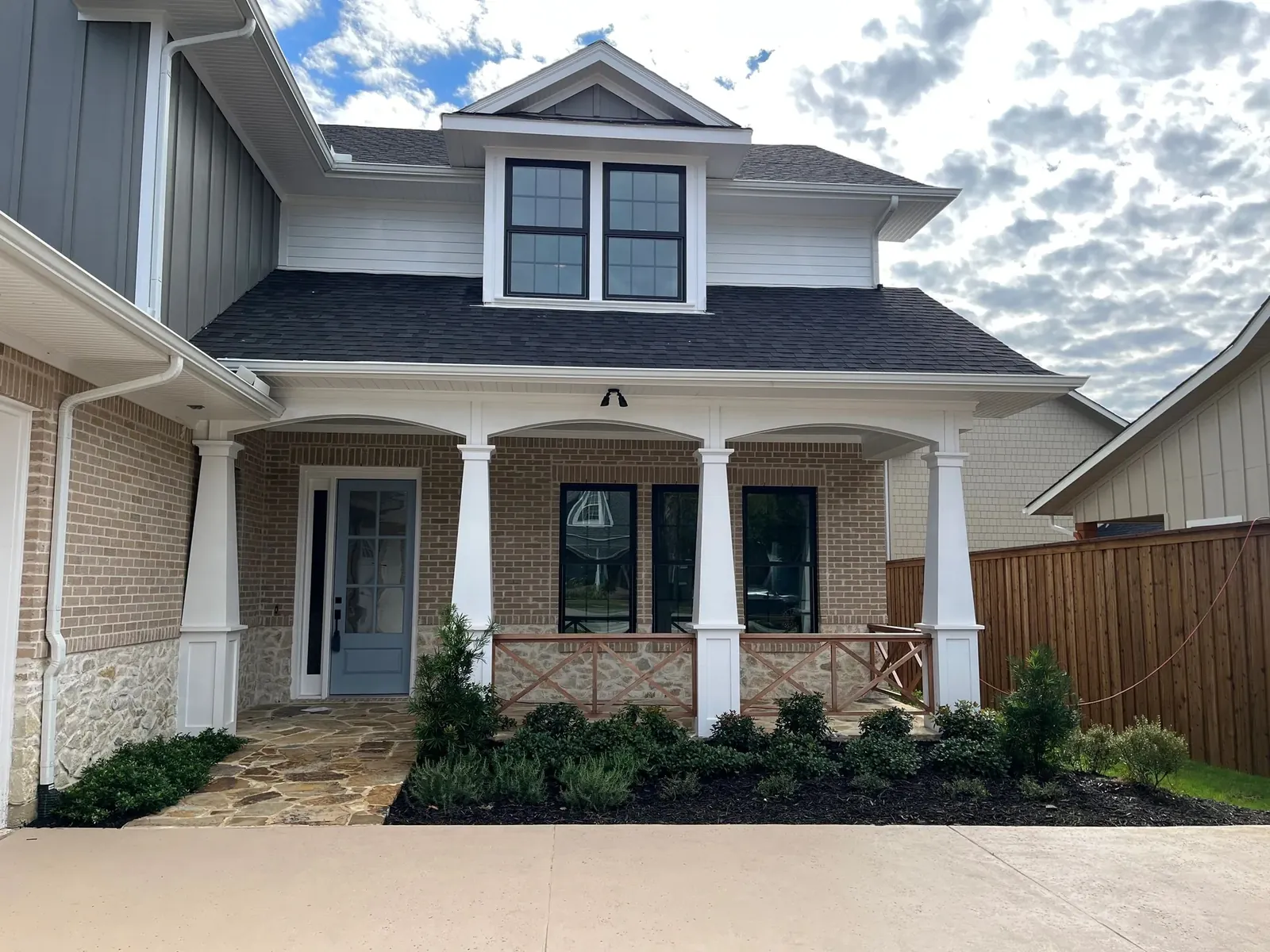 New construction landscaping, Godoy's Wolves Dallas TX