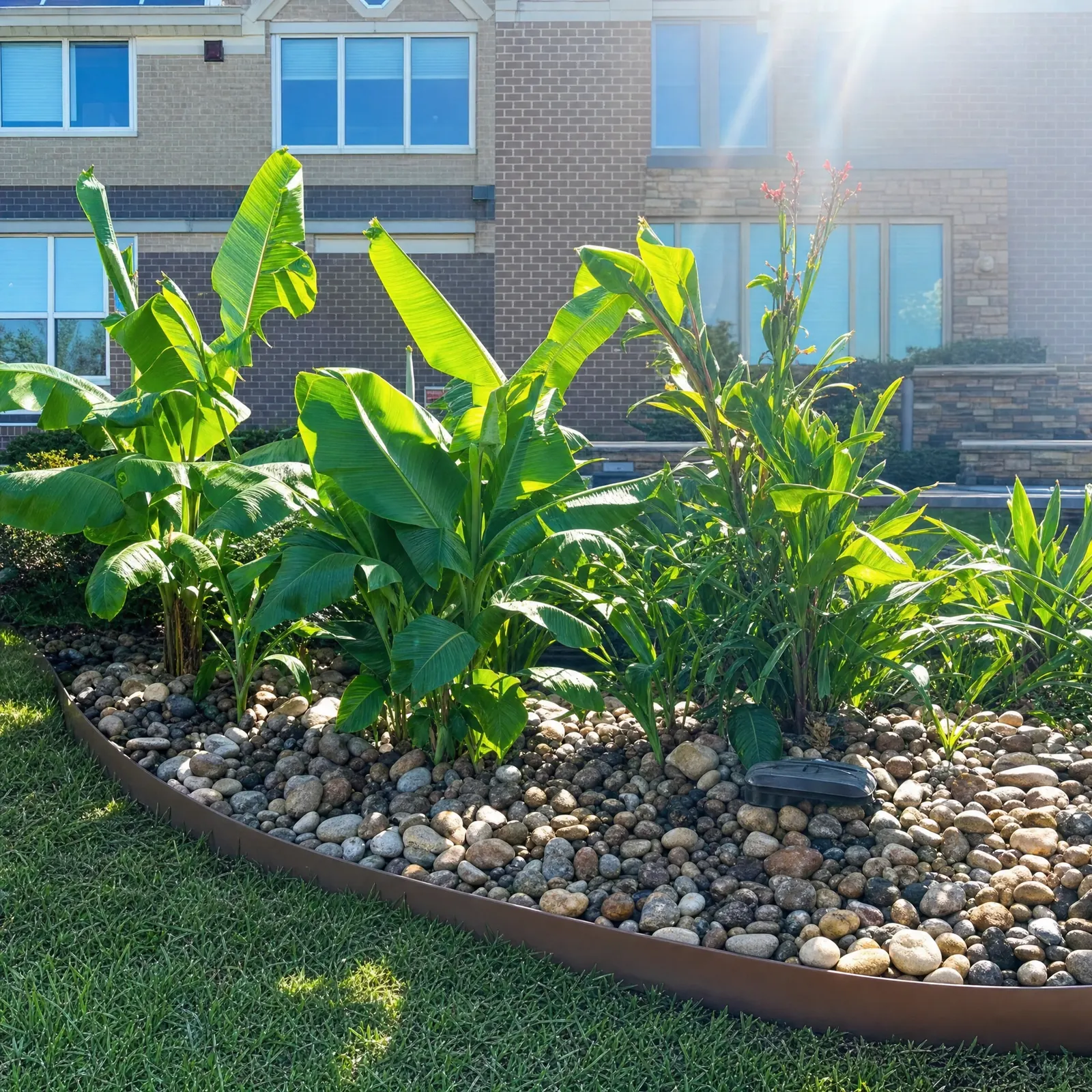 Commercial landscape refresh, Godoy's Wolves